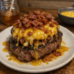 How to make Loaded Honey Ribeye Stack — key cooking step