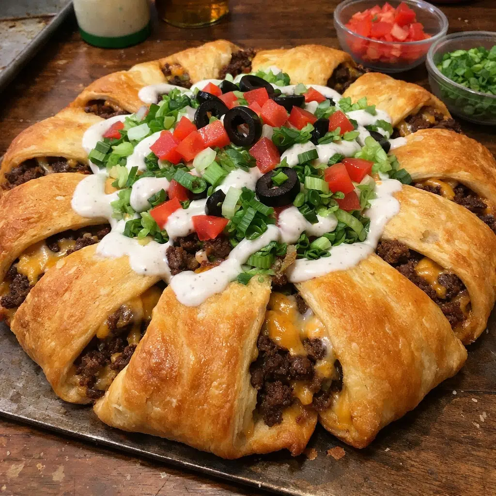 Whiskey Ranch Taco Ring Pockets Double-Stack — chef-tested restaurant-quality photo